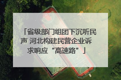 省级部门组团下沉听民声 河北构建民营企业诉求响应“高速路”